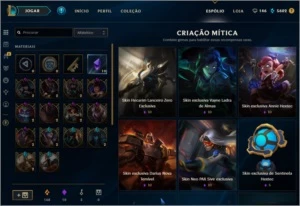 CONTA PLATINA 3, 10 GEMAS, 117 SKINS + CONTA NO PBE. - League of Legends LOL