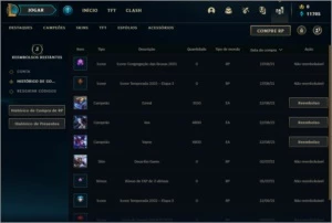 conta mestre 60%wr - League of Legends LOL