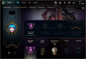 conta mestre 60%wr - League of Legends LOL