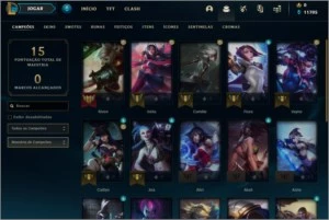 conta mestre 60%wr - League of Legends LOL