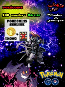 Pokémon Go - 100 Pokécoins - R$: 1,20