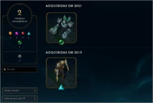 Conta g2 com 5k Essências Laranja, 21 chaves e skins raras. - League of Legends LOL