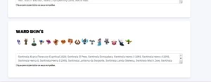 Conta g2 com 5k Essências Laranja, 21 chaves e skins raras. - League of Legends LOL