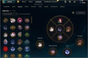 Conta league of legends Diamante2, 129 champs. LOL
