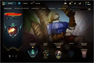 VENDA DE CONTA PLATINA - League of Legends LOL