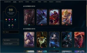 CONTA PLATINA 3 SOLO/DUO - 60 CAMPEÃO E VARIAS SKINS - League of Legends LOL