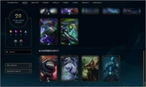 CONTA PLATINA 3 SOLO/DUO - 60 CAMPEÃO E VARIAS SKINS - League of Legends LOL