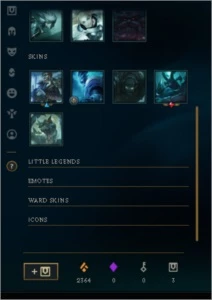 CONTA PLATINA 3 SOLO/DUO - 60 CAMPEÃO E VARIAS SKINS - League of Legends LOL