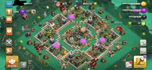 Cv11 Full Com Paisagem Bem Upado Th11 Semi Full Barato - Clash of Clans