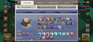 Cv11 Full Com Paisagem Bem Upado Th11 Semi Full Barato - Clash of Clans