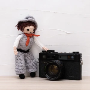Boneco Gauchinho em Amigurumi - Artesanato e Personalizados