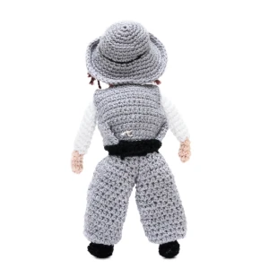 Boneco Gauchinho em Amigurumi - Artesanato e Personalizados