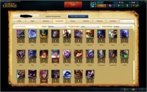 Conta League of Legends Bronze 57 champs LOL