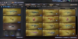 Conta Barrinha de Prata com Hk417 e Awp Nebula Permanente. - Crossfire