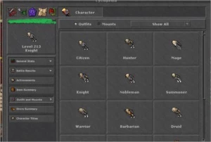 EK 210+ - RP 200 - CONTA COM MAKER SKILL ALTO. ( PVP VERDE) - Tibia