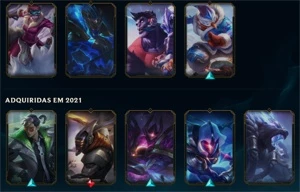 Diamante 2 - Skin Mítica - Top/Jg - League of Legends LOL