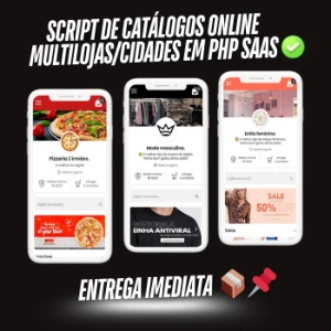 Catálogos Online Multilojas/Cidades Em PHP SaaS - Outros