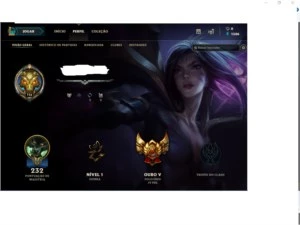 Vendo conta lol ouro flex e rankeada. - League of Legends
