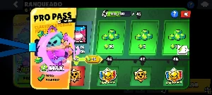 Conta de Brawl Stars- Antiga, Full, + de 300 Skins, pro pass