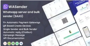 WASender V3.5 VERSÃO SAAS ( 2024 ) - Softwares e Licenças