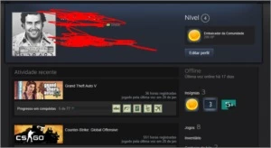 Conta Steam com csgo prime e + jogos