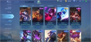 Conta Mobile legends