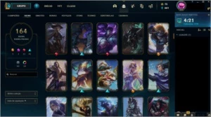 Conta lol - Diamante IV 164 skins - League of Legends