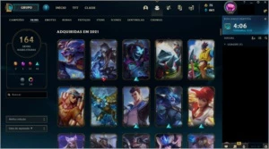 Conta lol - Diamante IV 164 skins - League of Legends