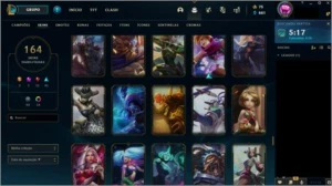 Conta lol - Diamante IV 164 skins - League of Legends