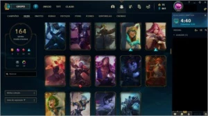 Conta lol - Diamante IV 164 skins - League of Legends