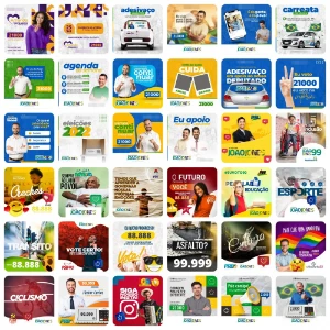 Pack Campanhas +1.000 Artes Prontas - 100% Editáveis - Serviços Digitais