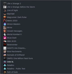 conta steam 101 jogos; lvl 42