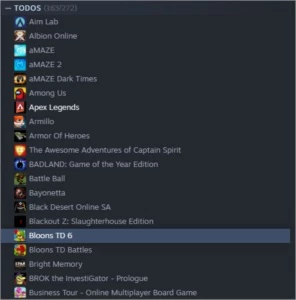 conta steam 101 jogos; lvl 42