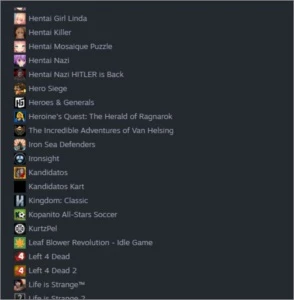 conta steam 101 jogos; lvl 42
