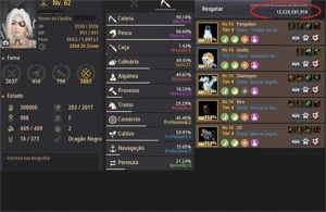 Conta TOP BDO 4 anos - Black Desert