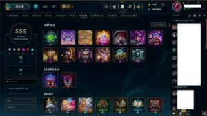 Conta LoL Main ADC  610 Skins (Finalizador Exaltado Jinx) - League of Legends