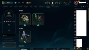 Conta LoL Main ADC  610 Skins (Finalizador Exaltado Jinx) - League of Legends