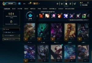 Diamante 3 com 45 Champs e 8 Skins ( 52 PDL ) - League of Legends LOL