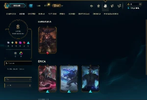 Diamante 3 com 45 Champs e 8 Skins ( 52 PDL ) - League of Legends LOL