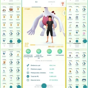 Conta Pokemon Go Nível 37 - Pokémon