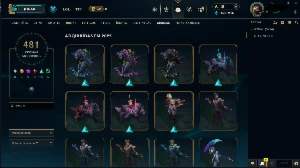 Mega Promoção, Pra Ir Hj Ate 400$,Todos Dados, 833 Skins, 48 - League of Legends LOL