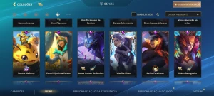 Conta wild rift com Riven prestígio e mais 66 skins - League of Legends: Wild Rift LOL WR