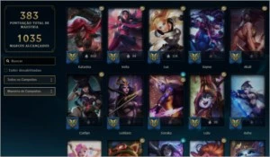Conta Lol , Platina 4 , 217 Skins - League of Legends