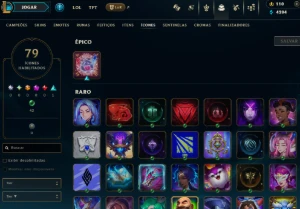conta Lol Ouro, 9 Skins, Lvl 43, Upada na mao - League of Legends