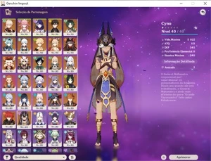 VENDO CONTA COM TODOS OS PERSONAGENS MENOS ALBEDO - Genshin Impact