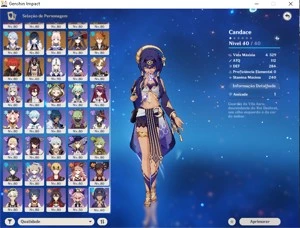 VENDO CONTA COM TODOS OS PERSONAGENS MENOS ALBEDO - Genshin Impact