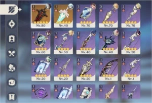 Albedo, Zhongli, qiqi, mona e 2 armas 5* - Genshin Impact