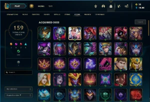 Conta mestre 201pdl 52 Skins League of Legends LOL