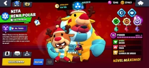 92k troféus. 585 skins. 106/106 brawlers. Conta full - Brawl Stars