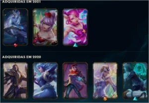 CONTA GOLD 2 SKIN ULTIMATE - League of Legends LOL